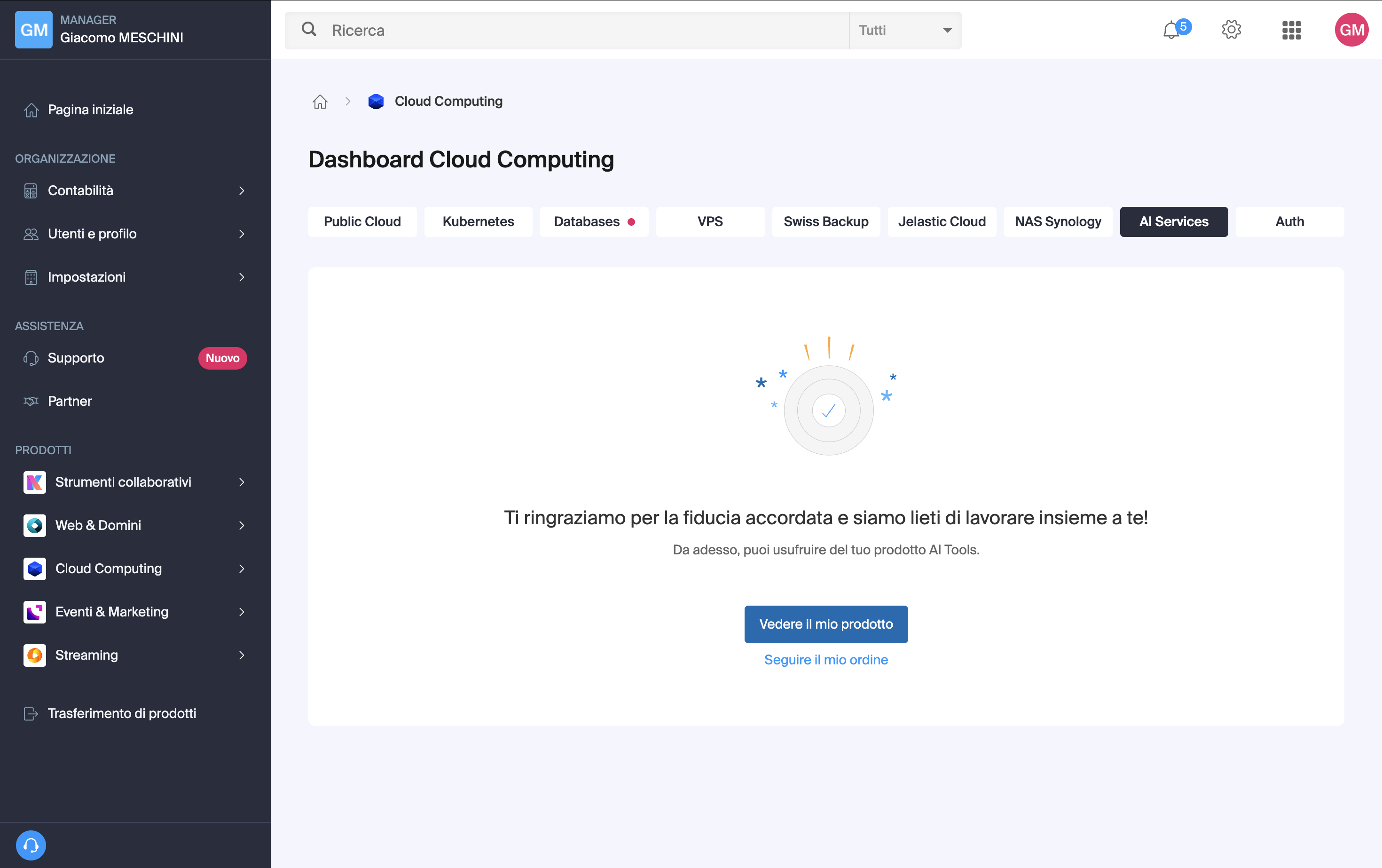 Conferma Metodo di Pagamento
